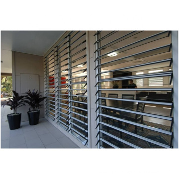 China hot sale bathroom used aluminium louver windows factory cheap price of glass louver